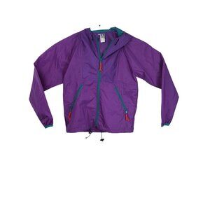 Sierra Designs vintage purple and teal windbreaker, size XS